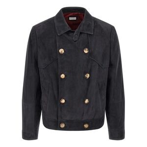 Brunello Cucinelli Men Suede Jacket